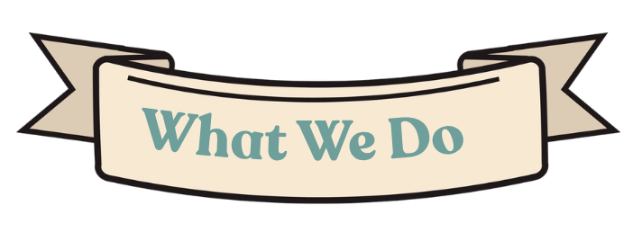 banner image with text saying 'What We Do'